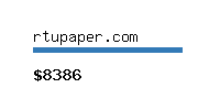 rtupaper.com Website value calculator