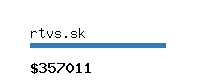 rtvs.sk Website value calculator