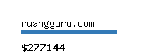 ruangguru.com Website value calculator