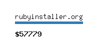 rubyinstaller.org Website value calculator