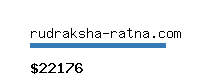 rudraksha-ratna.com Website value calculator