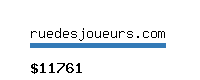 ruedesjoueurs.com Website value calculator