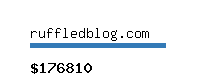 ruffledblog.com Website value calculator