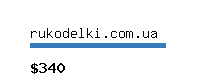 rukodelki.com.ua Website value calculator