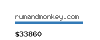 rumandmonkey.com Website value calculator