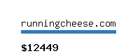 runningcheese.com Website value calculator