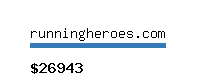 runningheroes.com Website value calculator