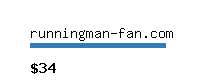 runningman-fan.com Website value calculator