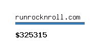 runrocknroll.com Website value calculator