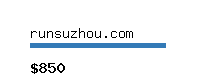 runsuzhou.com Website value calculator