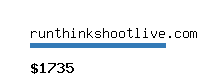 runthinkshootlive.com Website value calculator