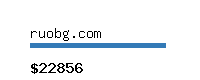 ruobg.com Website value calculator