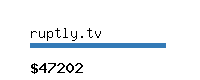 ruptly.tv Website value calculator