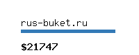 rus-buket.ru Website value calculator