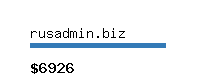 rusadmin.biz Website value calculator