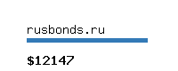 rusbonds.ru Website value calculator