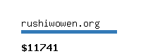 rushiwowen.org Website value calculator