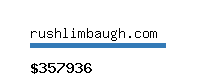 rushlimbaugh.com Website value calculator