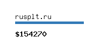 rusplt.ru Website value calculator