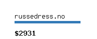 russedress.no Website value calculator