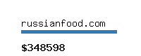 russianfood.com Website value calculator