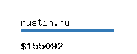 rustih.ru Website value calculator