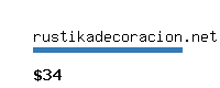 rustikadecoracion.net Website value calculator