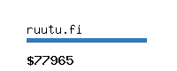 ruutu.fi Website value calculator