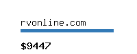 rvonline.com Website value calculator