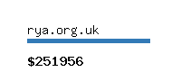 rya.org.uk Website value calculator