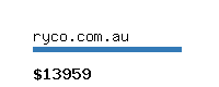 ryco.com.au Website value calculator