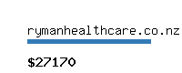 rymanhealthcare.co.nz Website value calculator