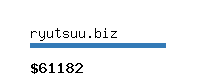 ryutsuu.biz Website value calculator