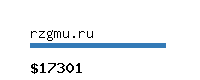 rzgmu.ru Website value calculator