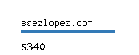 saezlopez.com Website value calculator