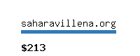 saharavillena.org Website value calculator
