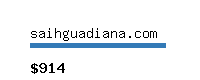saihguadiana.com Website value calculator