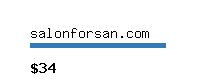 salonforsan.com Website value calculator