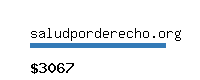 saludporderecho.org Website value calculator