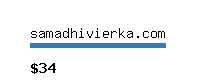 samadhivierka.com Website value calculator