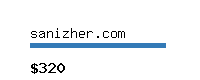 sanizher.com Website value calculator