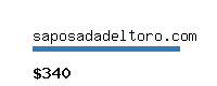 saposadadeltoro.com Website value calculator