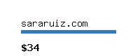 sararuiz.com Website value calculator