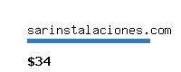 sarinstalaciones.com Website value calculator