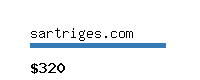 sartriges.com Website value calculator