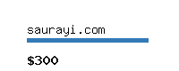saurayi.com Website value calculator