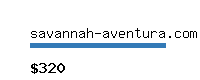 savannah-aventura.com Website value calculator