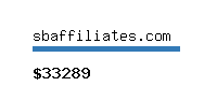 sbaffiliates.com Website value calculator