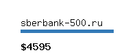 sberbank-500.ru Website value calculator