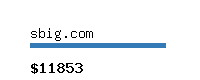 sbig.com Website value calculator